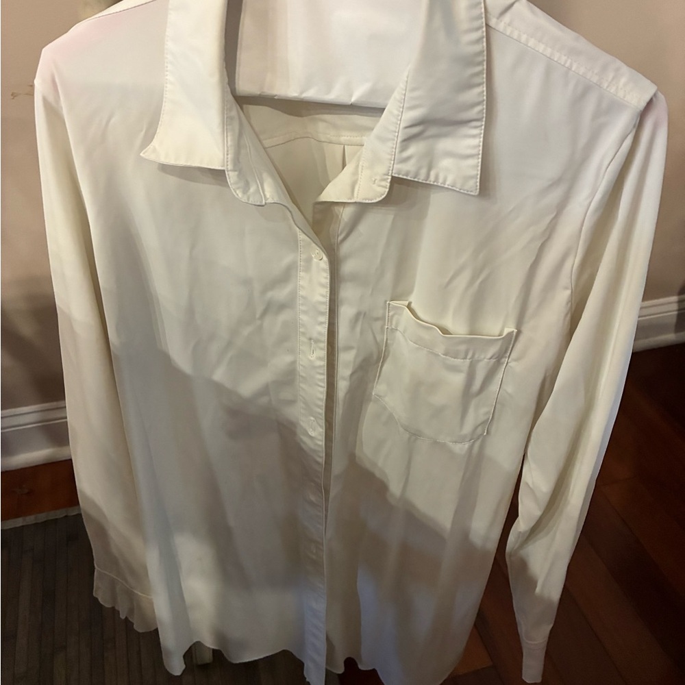 Lysse Cream Button-Up Shirt